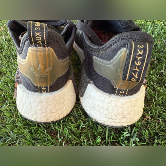 adidas NMD_R1 Black Leopard Sz(6) - Picture 4 of 6